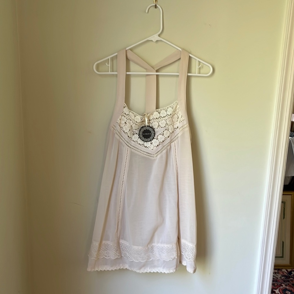 Hazel racer back dress. NWT. LG